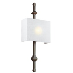 Teva 1 Light Indoor Wall Light Bronze, E27