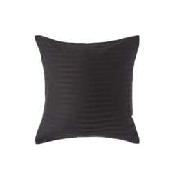 Homescapes Black European Size Egyptian Cotton Pillowcase 330 TC - 40 x 40 cm