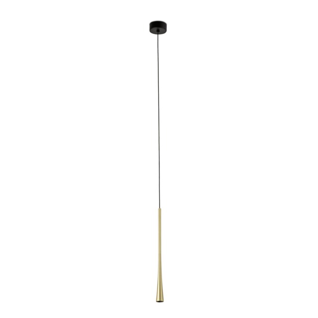 Diana 40 Integrated LED Pendant Ceiling Light Satin Gold 2700K