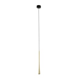 Diana 40 Integrated LED Pendant Ceiling Light Satin Gold 2700K