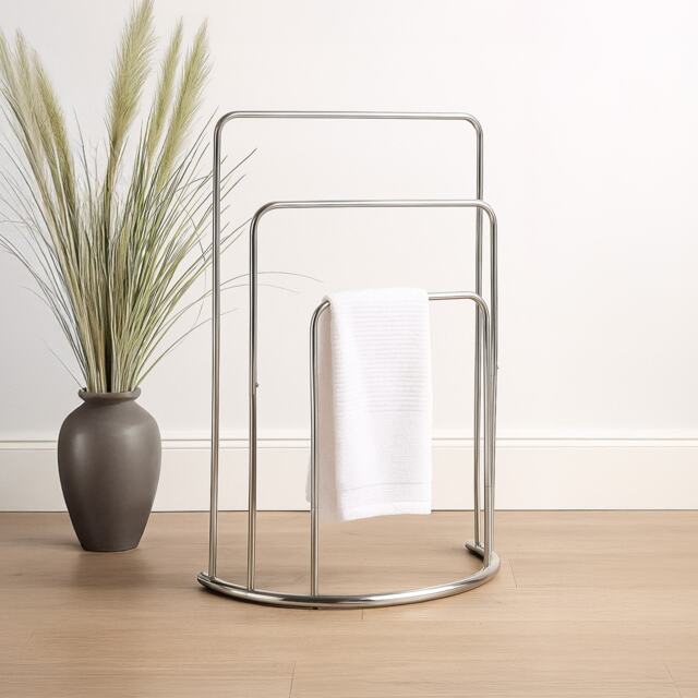 Bath Vida 3 Tier Towel Stand, Curved