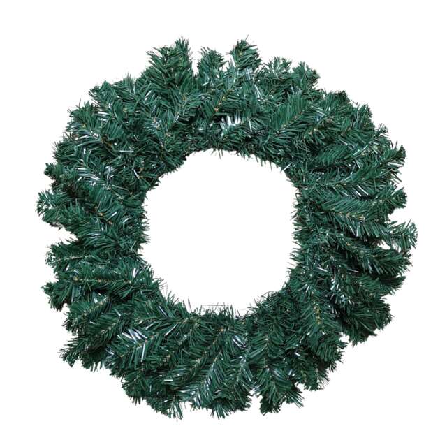 50cm Diameter Plain Green Artificial Imperial Pine Christmas Wreath Decoration