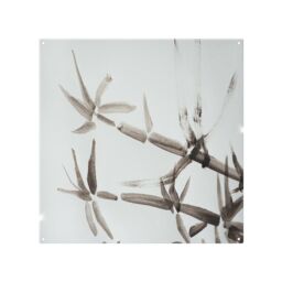Japanese painting of bamboo Designer Splash Back White