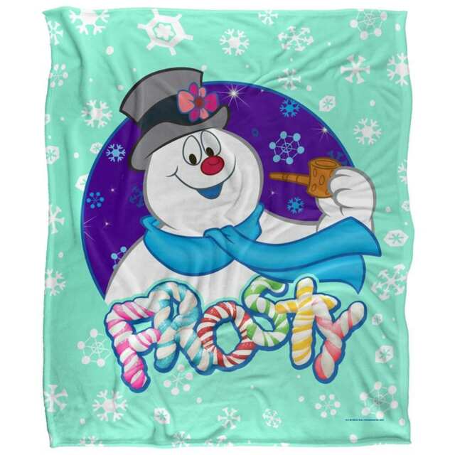 Frosty The Snowman Headshot Blanket - Multicoloured - One Size