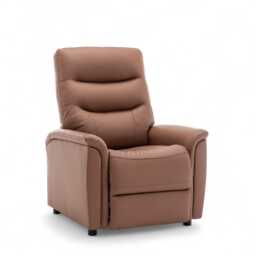Faux Leather Brown Milazzo Recliner Chair
