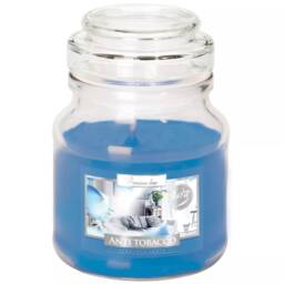 Glass Jar Scented Candle with Lid Orange Anti Tabbaco 1