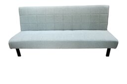 The Tivona 2 Seater Sofa Bed in Grey, Silver or Navy Silver One Size