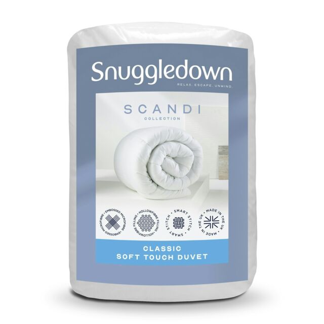 Snuggledown Scandinavian Hollowfibre Duvet, 13.5 Tog, Single