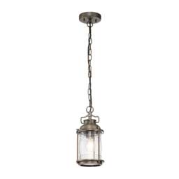 Kichler Ashland Bay Outdoor Pendant Ceiling Light Burnished Bronze, IP44