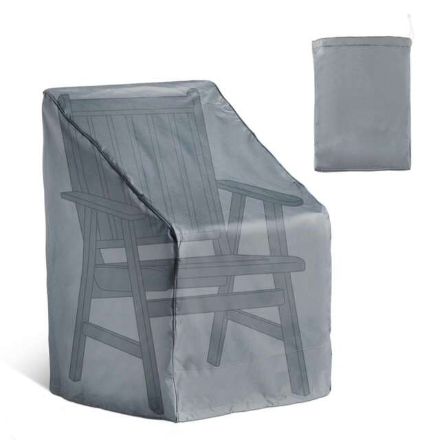 VonHaus Waterproof Single Chair Cover (H120 x W65 x D75)