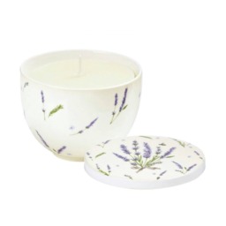 IHR Ideal Home Range Porcelain Votive Cup Candle Lavender Scented Multi
