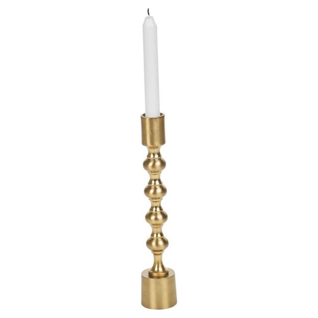 Elegant Candlestick Holders - 23x6x6cm Gold Gold & Set of 1 1