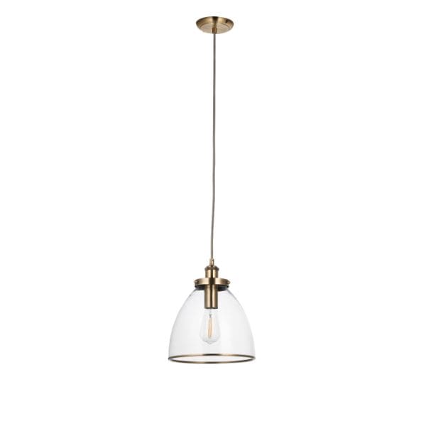 Pagazzi Brunswick Antique Brass Ceiling Pendant