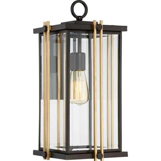 Goldenrod 1 Light Large Wall Lantern - Bronze Finish, E27