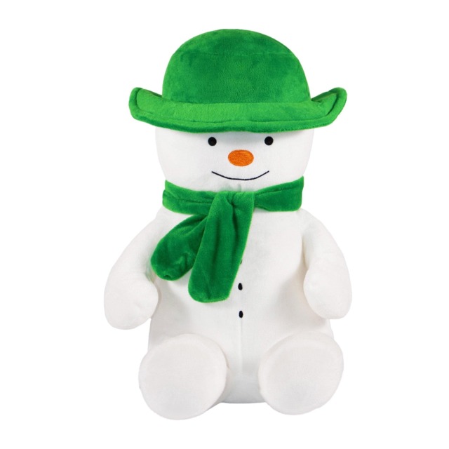 K Collection Snowman 3D 750ml Hot Water Bottle And Cover White White/Green One Size 1