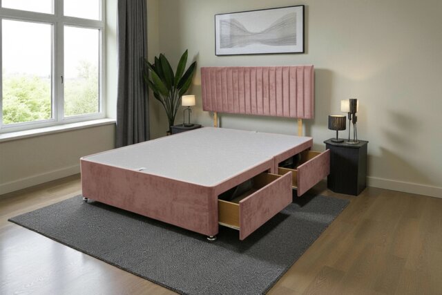 Emily Divan Bed Base 2 Drawers And Headboard