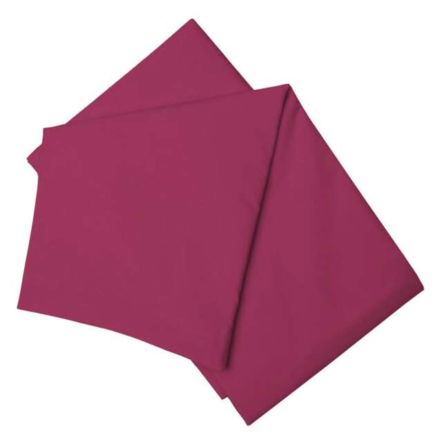 Belledorm Brushed Cotton Fitted Sheet - Red - Kingsize