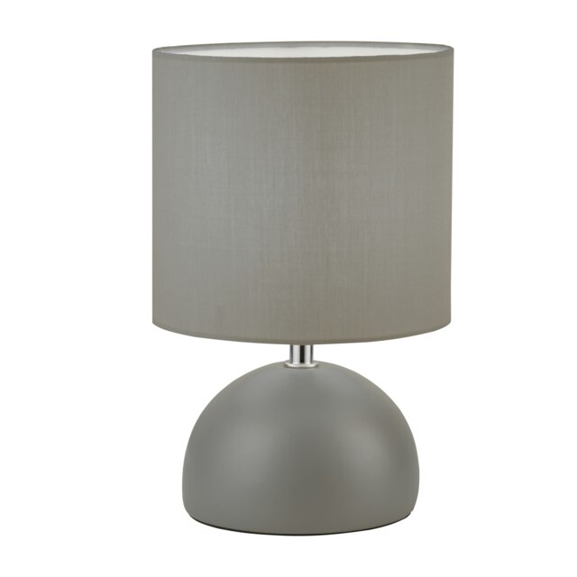 GREY CERAMIC TABLE LAMP