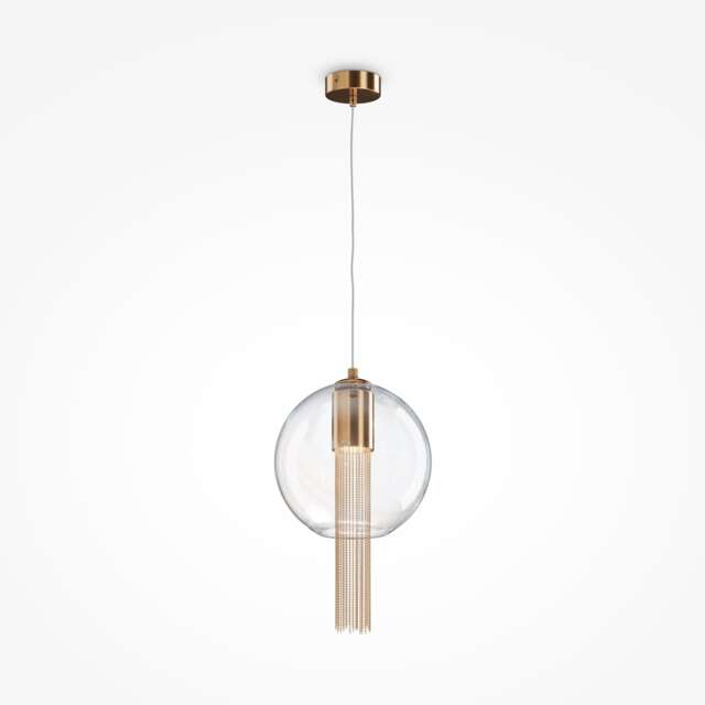 Maytoni Flusso II Modern Slim Pendant Ceiling Light Bronze GU10