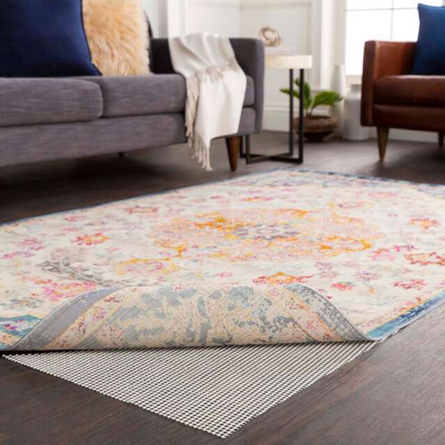 LIVABLISS Non-Slip Rug Pad Cushioned Support For Floor Protection Multiple Sizes Available 116 x 177 cm