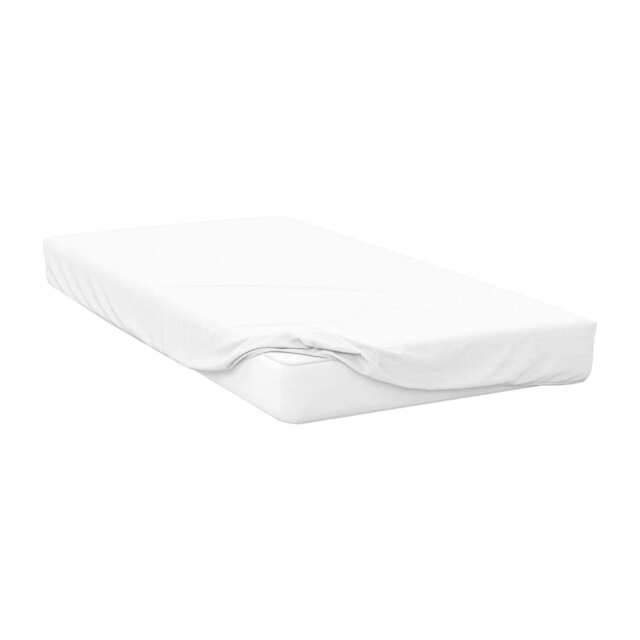 Belledorm Cotton Sateen 1000 Thread Count Extra Deep Fitted Sheet - White - Kingsize