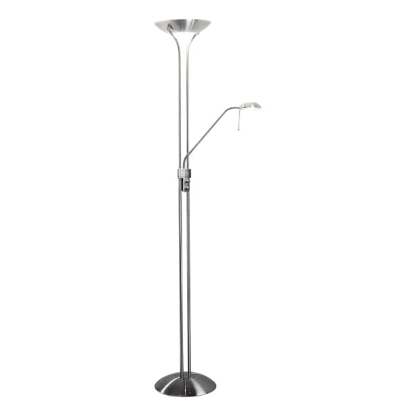 Poppy And Child Floor Lamp Satin Chrome