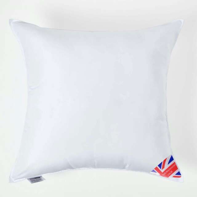 "Homescapes Luxury Super Microfibre Cushion Pad Insert Inner 90 x 90 cm (36 x 36 inches) White 90 x 90 cm (36 x 36"")"