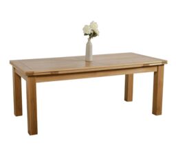 Richmond 200 - 280cm Large Oak Extendable Dining Table Brown Light Oak