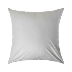 Homescapes Silver Grey European Size Egyptian Cotton Pillowcase 200 TC - 60 x 60 cm Grey