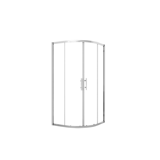 Aica Bathrooms 1000x1000x1850mm Quadrant Shower Enclosure Walk In Corner Cubicle Glass Screen Door Chrome