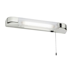 Rise - Chrome Bathroom Shaver Light Chrome White 1