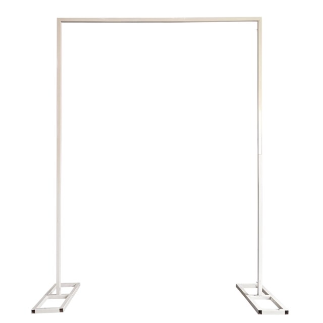 Rectangle Arch Backdrop Stand with Base Garden Arbors - 150x200cm