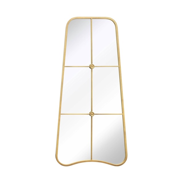 Charles Bentley Copenhagen Mirror in Gold Weather Resistant