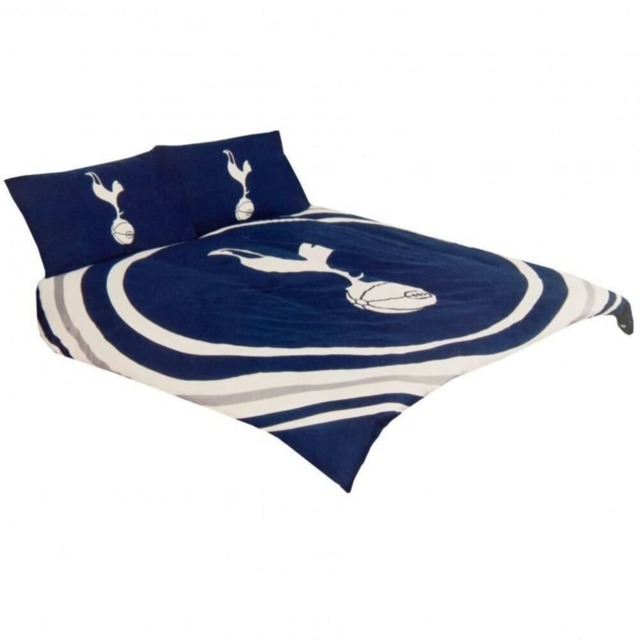 Tottenham Hotspur FC Pulse Duvet Cover Set - Navy/White - Double