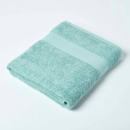 Homescapes Turkish Cotton Bath Sheet - Sea Green Green Bath sheet
