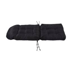 Living and Home Outdoor Waterproof Tufted Swing Seat Cushion, Black-125cm Black