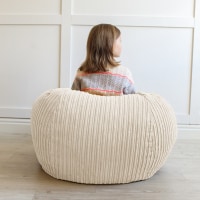rucomfy Indoor Classic Kids Bean Bag Chair - Jumbo Cord Slouchbag