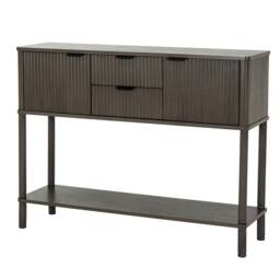Reed Collection 2 Drawer 2 Door Console Table - Wood - L30 x W106 x H80 cm - Brown
