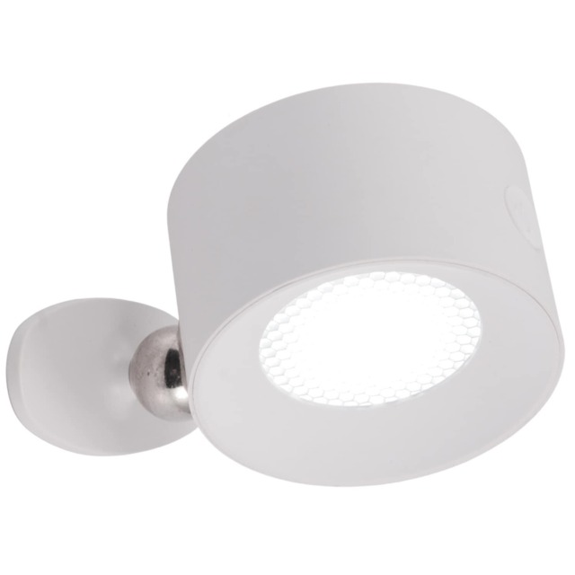 Small White LED Colour Changing Rechargeable Remote Control Wall Light