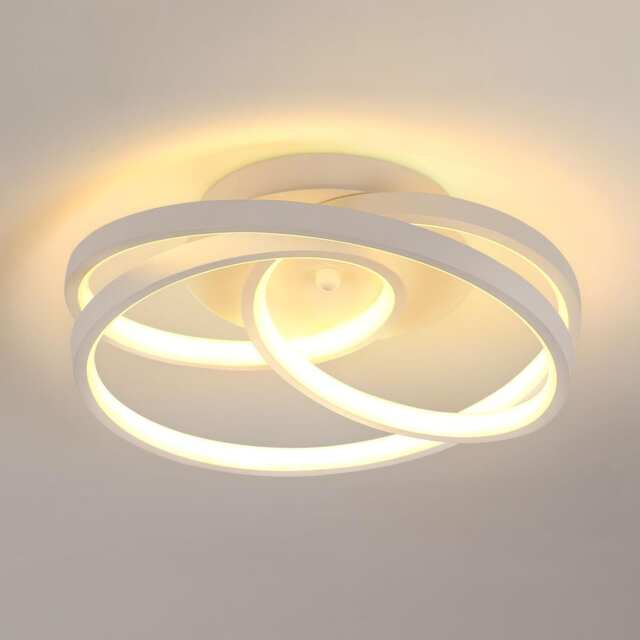 Modern Round LED Ceiling Light White 40 W