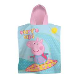 Peppa Pig Childrens/Kids Fun Ocean Hooded Towel Multi Multicoloured One Size 1
