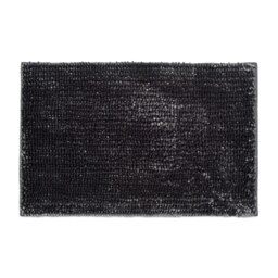 Velvet Chenille Bobble Bath Mat - Charcoal Grey