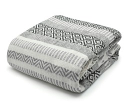 Velosso Check Cotton Tassel Throw - 178cm x 254cm
