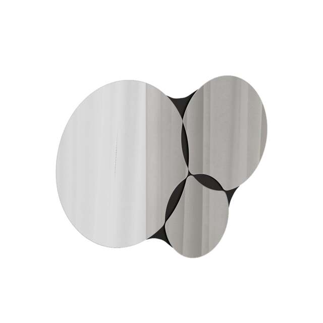 Decortie Gora Wall Mirror 75.4x51.2cm Black