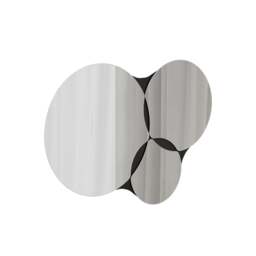 Decortie Gora Wall Mirror 75.4x51.2cm Black