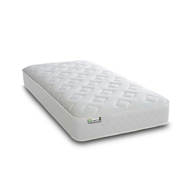 Essentials Jump n Tac Hybrid Mattress - 19cm Deep, Soft Feel White Small Double