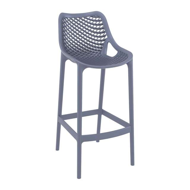 Spyro Kitchen Bar Stool Anthracite Indoor Outdoor Use Multi