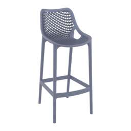 Spyro Kitchen Bar Stool Anthracite Indoor Outdoor Use Multi