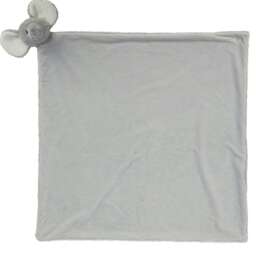 Mumbles Baby Elephant Head Blanket - Grey - One Size