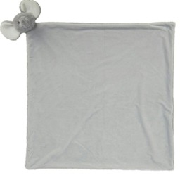 Mumbles Baby Elephant Head Blanket - Grey - One Size